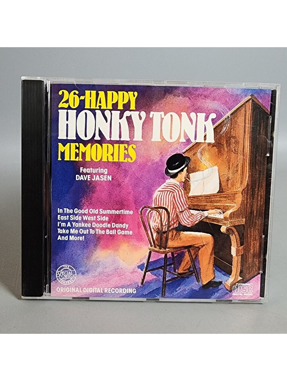 26 Happy Honky Tonk Memories CD Featuring Dave Jasen The Special Music Company